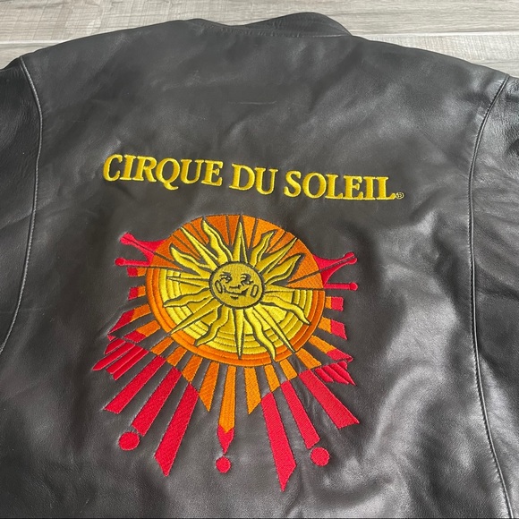 Cirque du Soleil Other - H-Bar Vintage 90’s Cirque du Soleil leather jacket